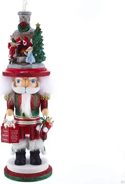 Hollywood Nutcrackers HA0467 Stockings On Fireplace Nutcracker