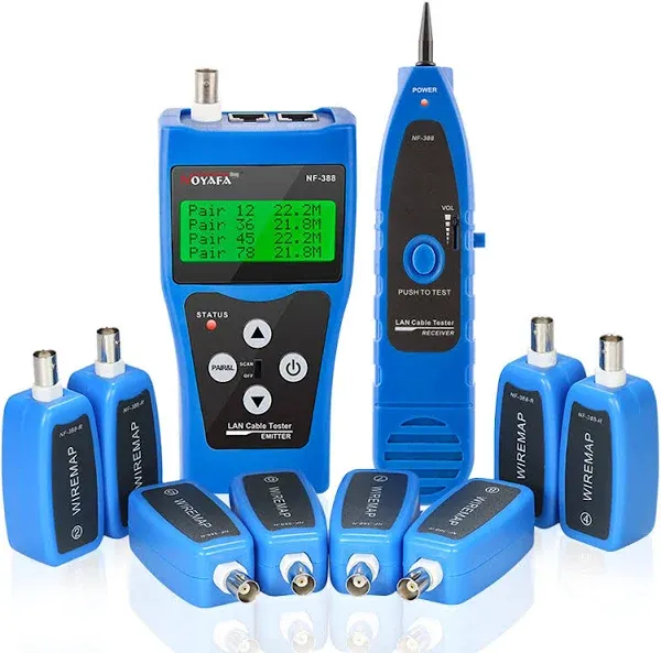 NF-388 Multipurpose Network LAN Phone Cable Tester Wire Tracker Measure Length