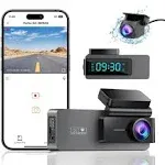 ARIFAYZ Dash Cam Front and Rear 2k+1080p with 64gb SD Card Q4