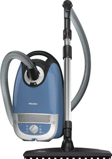 Miele Complete C2 Hardfloor Bagged Canister Vacuum Cleaner with High Suction Power, Designed for Special Care of Hard Floors and Low-Pile Carpet, in Tech Blue