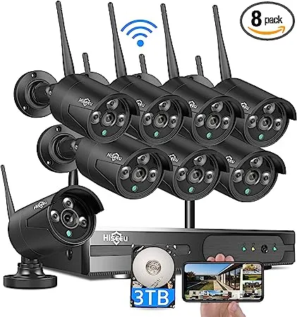 Hiseeu Wireless Security Camera System