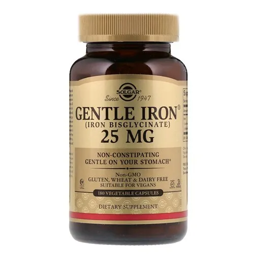 Solgar® Gentle Iron® 25mg - Iron Bisglycinate