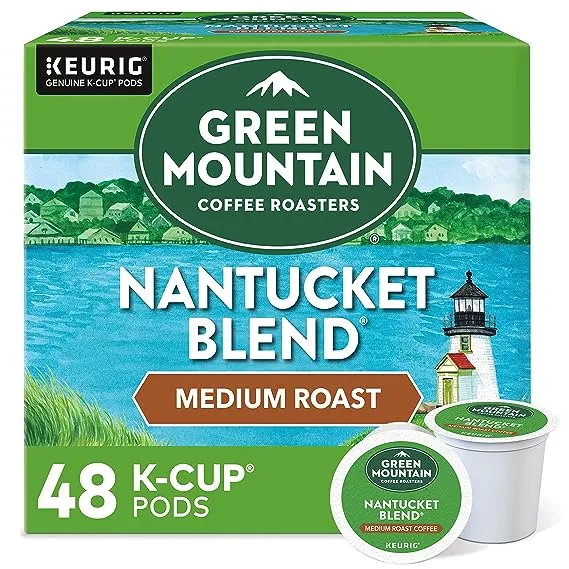 Green Mountain Coffee Nantucket Blend, Keurig K-Cup Pods, Medium Roast, 48 Count