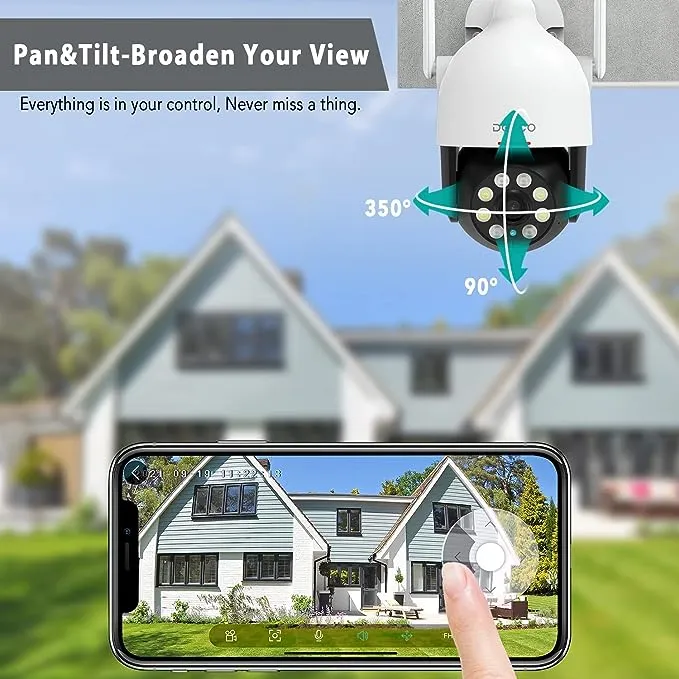 DEKCO 2K Outdoor Security Camera