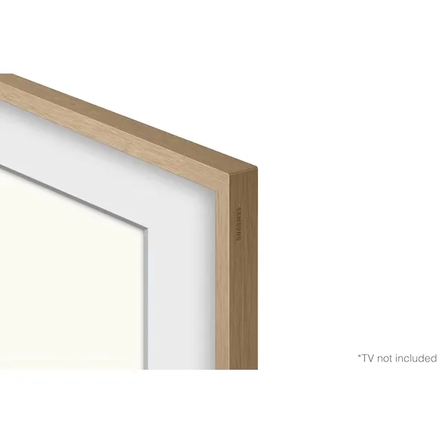 Samsung 75" The Frame Customizable Bezel (2021, Modern Teak)