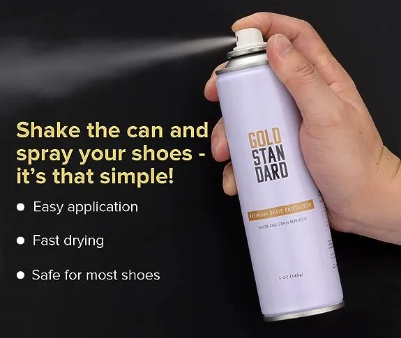 Gold Standard Premium Water-Repellent Shoe Protector Spray 5 oz. 9062sp