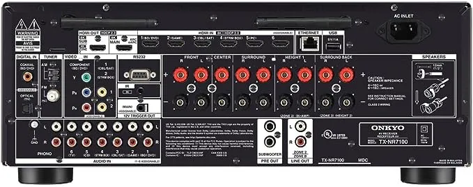 Onkyo TX-NR7100 9.2-Channel THX Certified AV Receiver