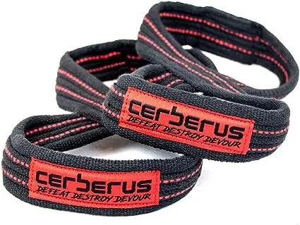 Cerberus Strength Elite Figure 8 Lifting Straps Large (31in)