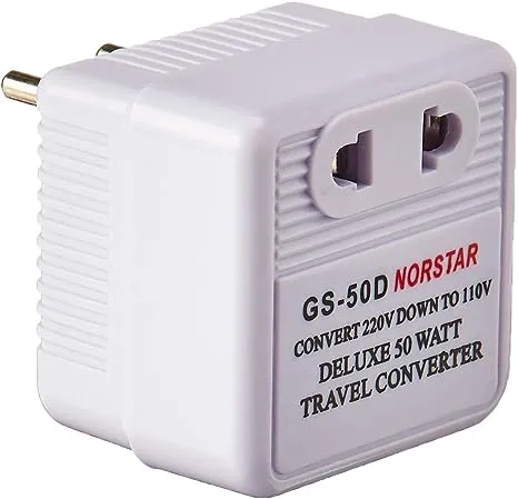 50 Watt Step Down Converter - International Travel Converter - 220-240 V to 110-