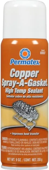 Permatex 80697 Copper Spray-A-Gasket Hi-Temp Adhesive Sealant