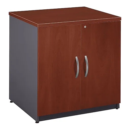 Bush Furniture Series C Storage Cabinet Mocha Cherry