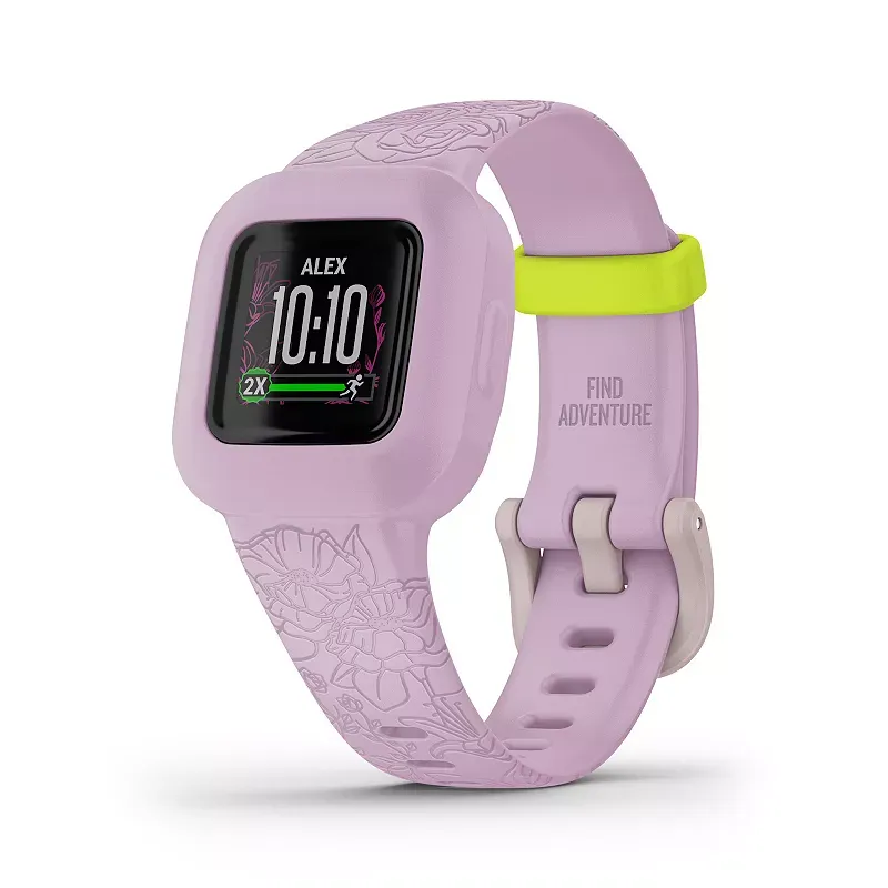 Garmin Vivofit Jr. 3 Fitness Tracker (Lilac Floral)