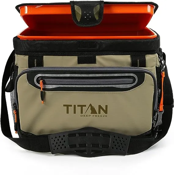 Arctic Zone Titan Deep Freeze Cooler - Zipperless Hardbody Cooler with Deep Freeze Insulation, HardBody Liner, and SmartShelf