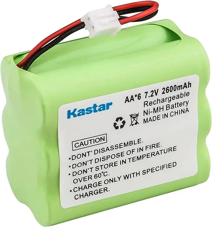 Kastar 1-Pack 7.2V 2300mAh Ni-MH Battery Replacement for 10-000009-001, 10000009 ...