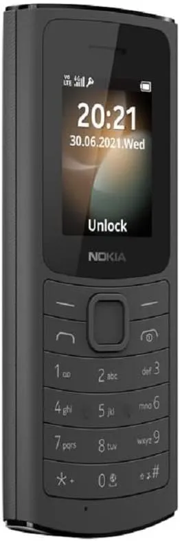 Nokia 106 Single Sim (2018) TA-1190 Dual-Band (850/1900) Factory GSM Unlocked Feature Phone (International Model)