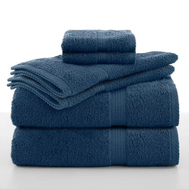 Utica 6 Piece Essentials Towel Set Soft Red