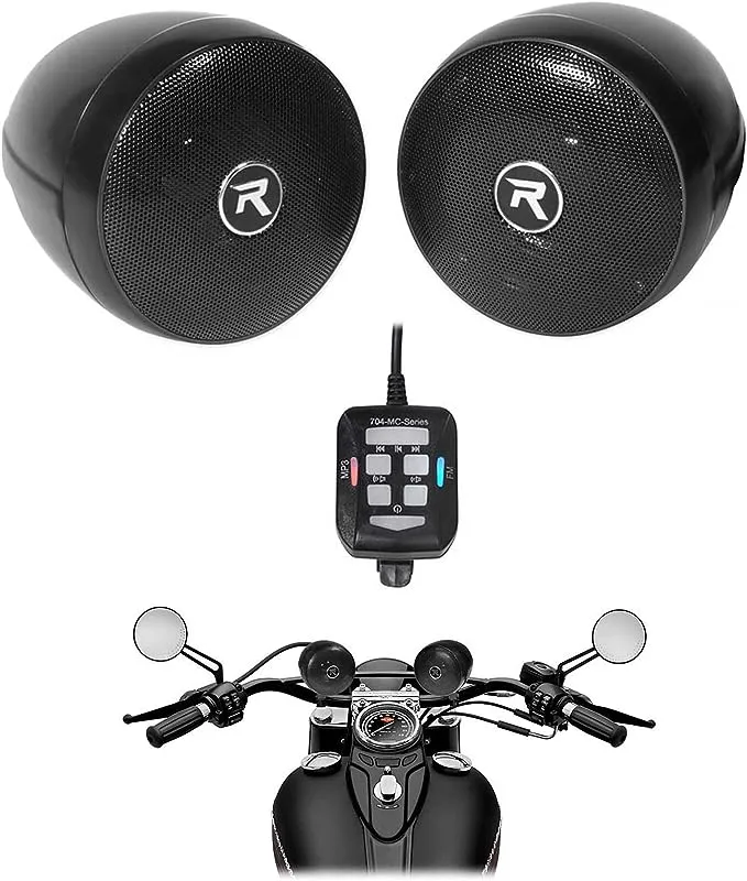 Rockville Rocknride Motorcycle Handlebar Speakers