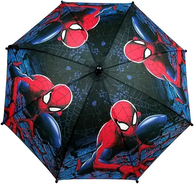 Marvel - Spider-Man Kids Umbrella Black One Size (Kid's Umbrella)