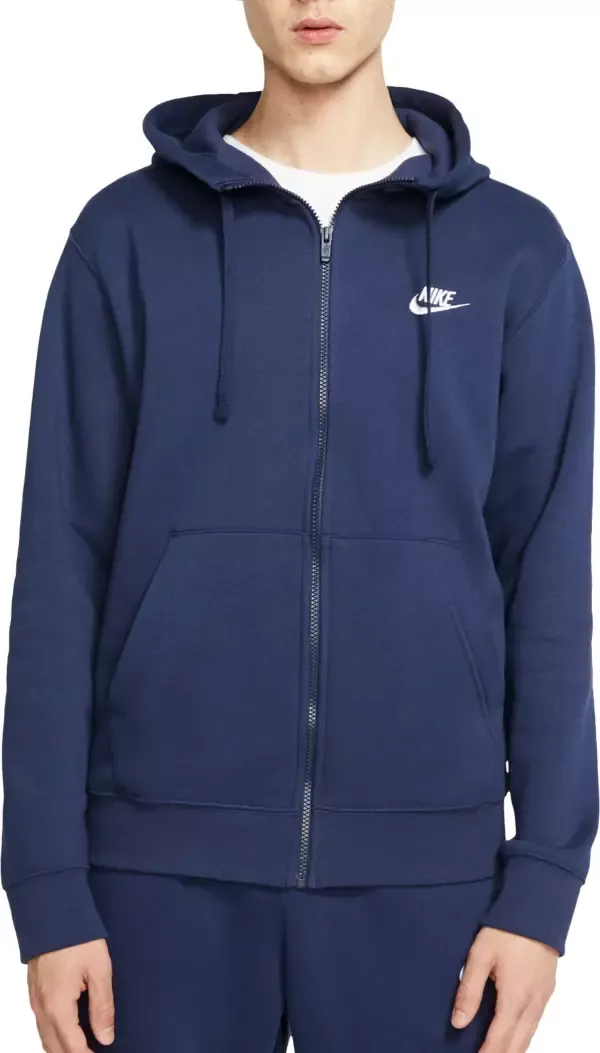 Nike Men's Sportswear Club Fleece Full Zip Hoodie