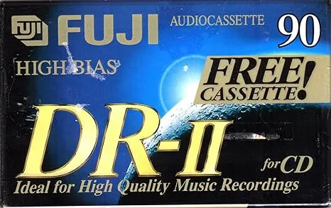 Lot of 5 FUJI DR-I Normal Bias Blank Cassette Tapes 90 Minutes Sealed