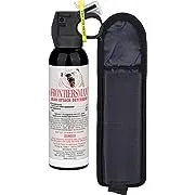 SABRE Frontiersman 7.9 fl oz. Bear Spray, Maximum Strength 2.0% Major Capsaicinoids, Powerful 30 ft. Range Bear Deterrent, Outdoor Camping & Hiking Protection