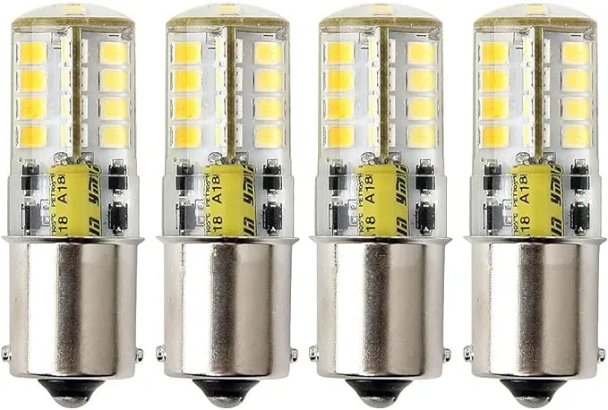 Led BA15s Bulb 12V AC/DC 1156 1141 S8 Single Contact Base Waterproof Lamp 5 W...