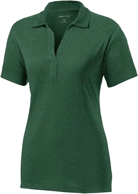 Sport-Tek Ladies LST660 Heather Contender Polo