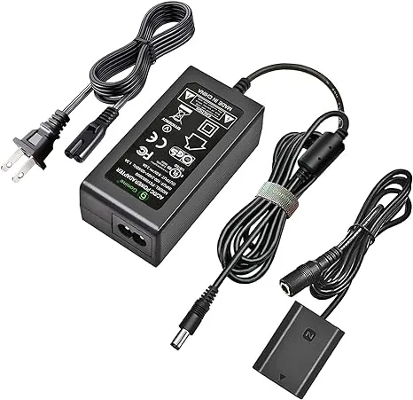 Gonine NP-FZ100 A7III Dummy Battery Continuous Power Supply AC Adapter Kit for Sony Alpha A7IV A6600 A7SIII A7C A1 FX3 A7R3 A7R IV, A9 A9R A9S Cameras, Replaces BC-QZ1 Battery.Gonine NP-FZ100 A7III Dummy Battery Continuous…