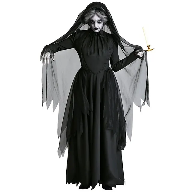 Rubie's Adult Full-Length Sheer Cape with Oversized Hood