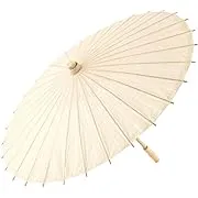 Weddingstar Ivory Paper Parasol (1)Weddingstar Ivory Paper Parasol (1)