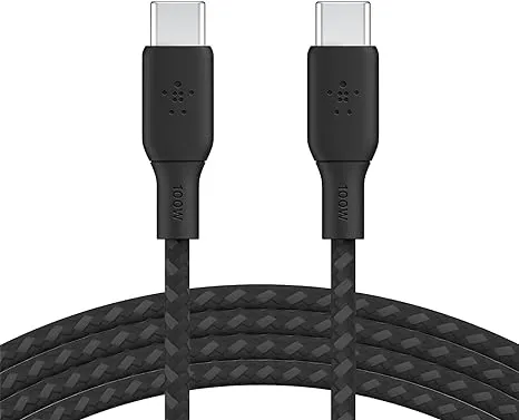 Belkin BoostCharge USB-C to USB-C Cable 100W | Black