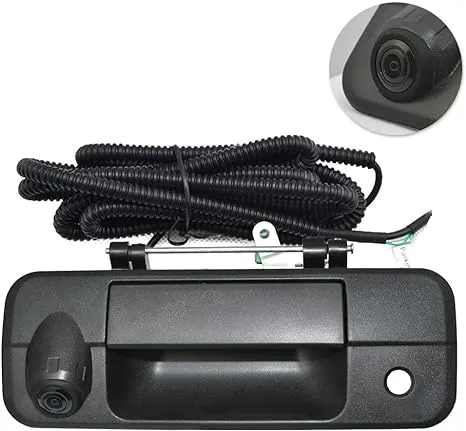 Tailgate Handle Rear View Camera Backup Tailgate Handle Camera for Toyota Tundra (2007-2013)