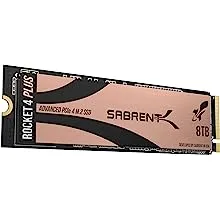 Sabrent SB-RKT4P-8TB Rocket 4 Plus Ssd, 8TB NVMe 4.0 Solid State Drive