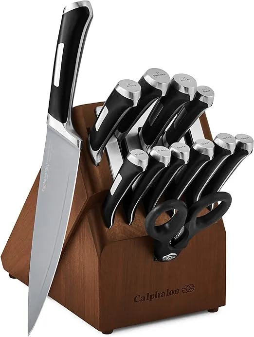 Calphalon Precision SharpIN Nonstick 13-Piece Knife Set w/ Sharpening Block