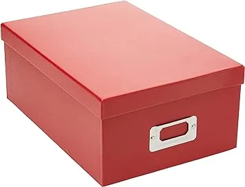 Pioneer Photo Albums Photo Storage Box (Bright Red)