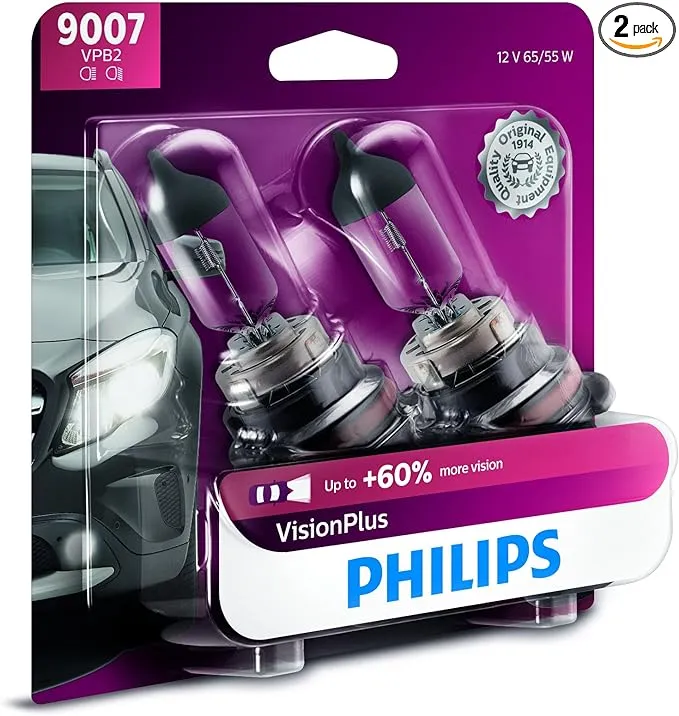 Philips VisionPlus 9007VPB2 Headlight Bulb