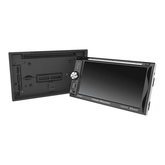 Power Acoustik 6.2&#034; Double Din Receiver with Bluetooth &amp; Detachable Faceplate