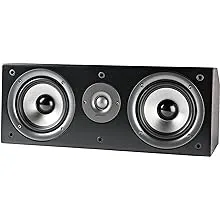 Polk Audio CS1 Series II Center Channel Speaker (Black) Single