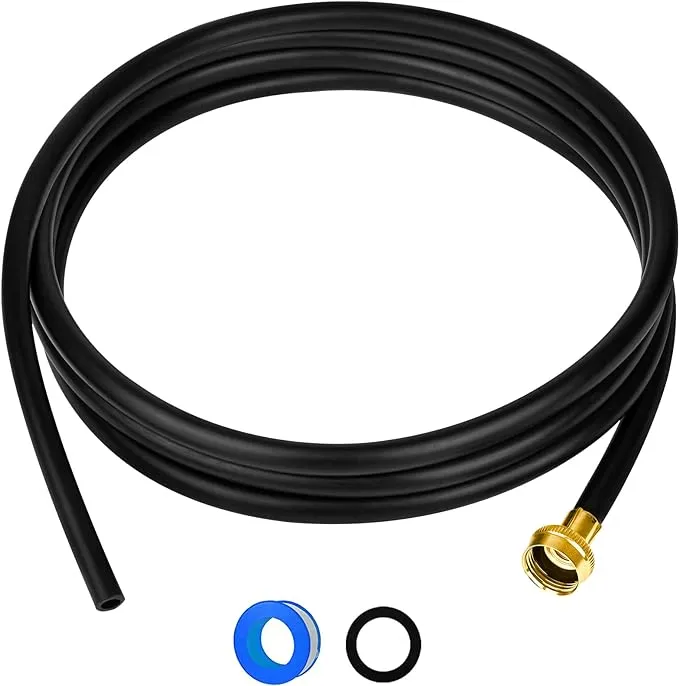 Ebusin 20&#039; Dehumidifier Drain Hose 3/4&#034; FHT Connection Brass Interface