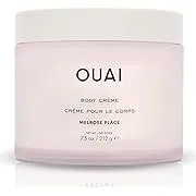 OUAI Body Cream, Melrose Place - Зволожуючий збитий крем для тіла з маслом Cupuaçu, кокосовою олією та скваланом - Пом'якшує шкіру та надає їй здоровий вигляд - Догляд за шкірою без сульфатів - 7,5 унцій