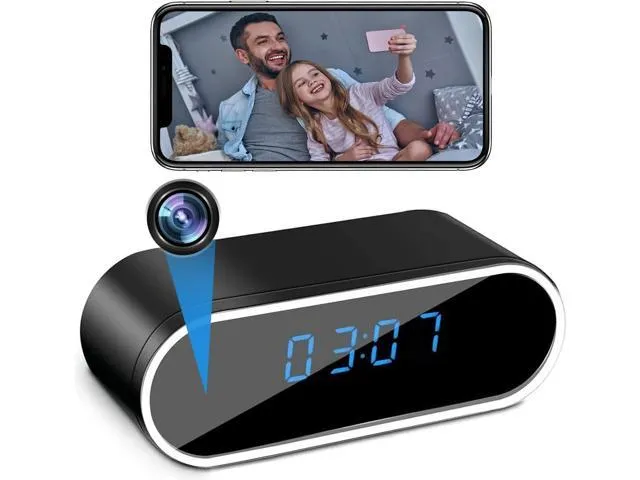 OVEHEL 64GB Spy Camera Hidden Camera Full HD 1080P Mini Spy Hidden Camera,Nanny Cam Hidden Camera,Small Security Hidden Camera with Motion Detection and Night Vision-(No Wi-Fi)