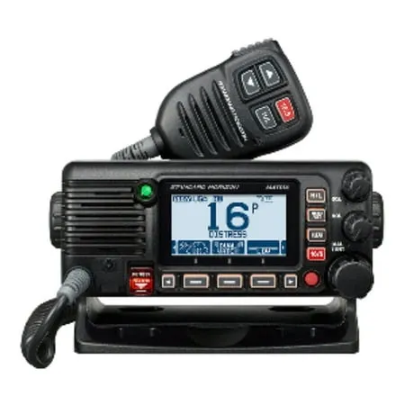 STANDARD HORIZON VHF w/Hailer, GPS, AIS Rcvr, N2K, Black (GX2400B)