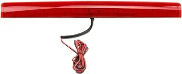 Alpinetech 15.5" Quarter Round Spoiler Light LED 3rd Brake Light