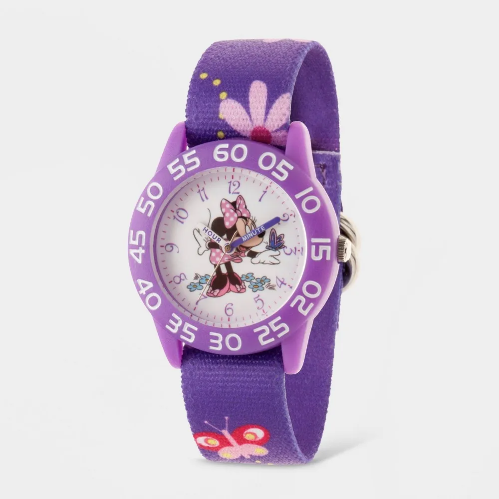 Disney Girl's Minnie Mouse Time Teacher Watch