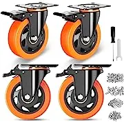 YUPEZOP 4 Inch Caster Wheels Set of 4