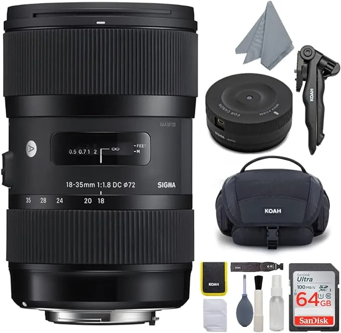 Sigma 18-35mm f/1.8 DC HSM Art Lens for Sigma SA