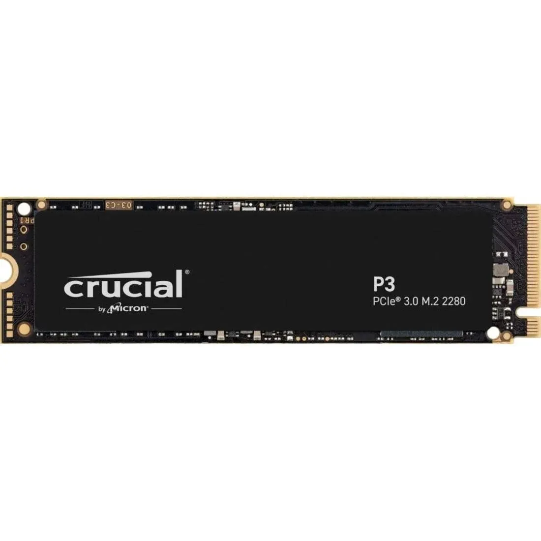 Crucial P3 1TB 3D NAND Flash PCIe Gen 3 x4 NVMe M.2 Internal SSD