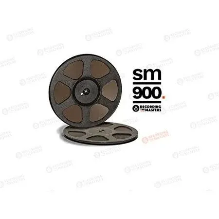 New RTM PYRAL SM900 1/4" 2500' 762m 10.5" Plastic Reel Trident Hinged Box RMG/EMTEC Studio Mastering Tape R34621