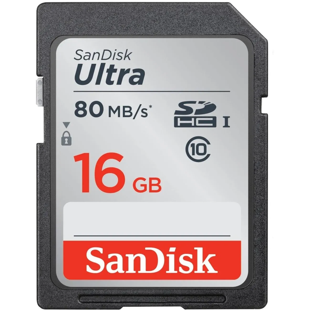 SanDisk 16GB Ultra UHS-I SDHC Memory Card (Class 10)