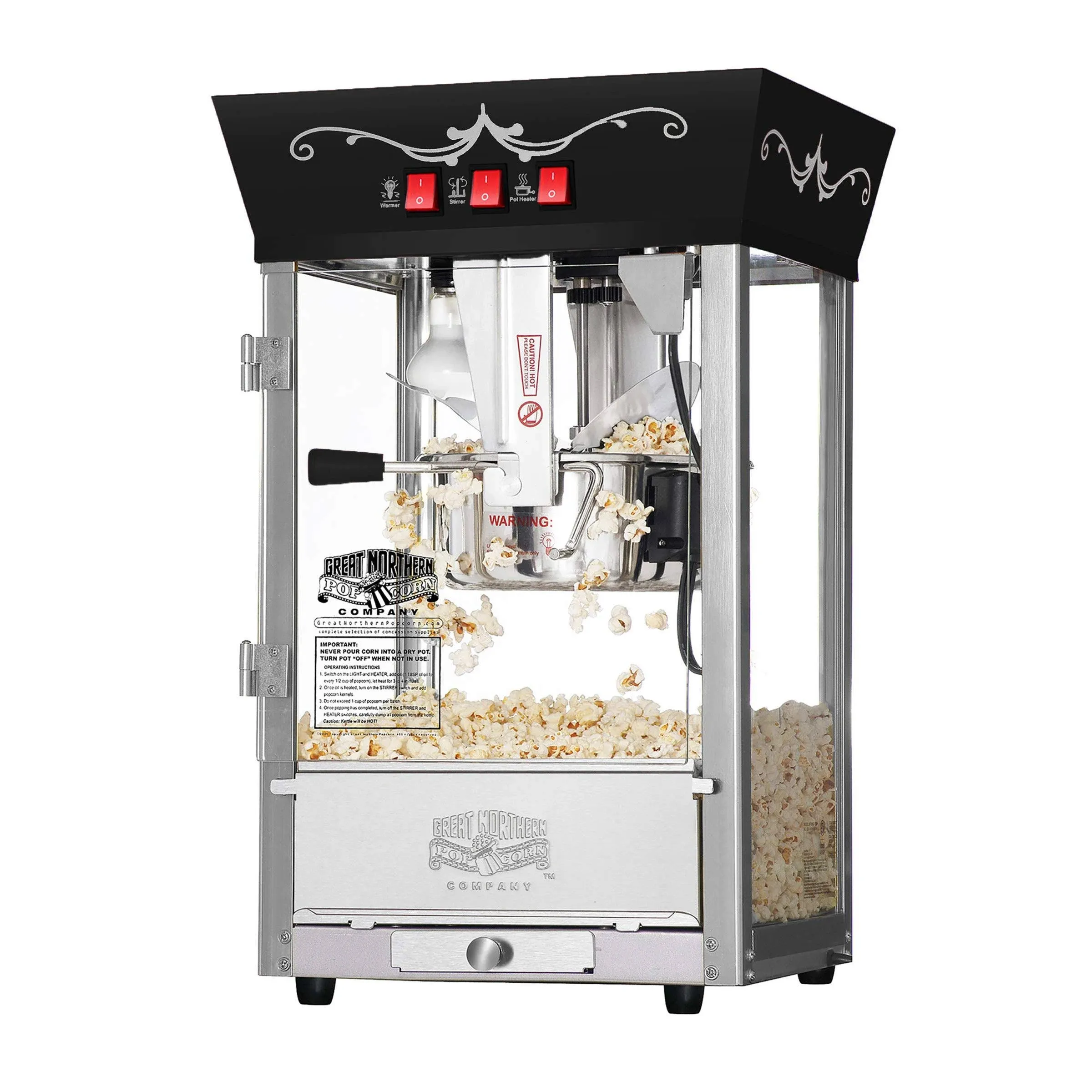 Great Northern Red Matinee Movie Popcorn Machine 6091